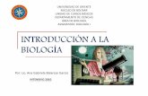 INTRODUCCIÓN A LA BIOLOGÍA - Basicobiologiauno's Blog · PDF file1 Introducción a la Biología Concepto de ciencia. Clasificación de las ciencias. Concepto de Biología. Características
