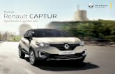 Nuevo Renault CAPTUR · PDF filetérminos de diseño: ... la posición de conducción elevada, ... Longitud máxima de carga con asientos traseros rebatidos