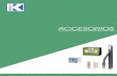 Catálogo Accesorios PORTADA - klesco.comE1logo_Accesorios_Espa%F1ol.pdf · 10312 M-1191 Pasacable blindado antivandálico, para instalar en la puerta o en el marco de forma empotrada.