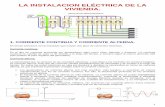 LA INSTALACION ELÉCTRICA DE LA  · PDF file(elevar a tensiones muy altas mediante transformadores). ... pero con un voltaje “bajo” ... Toma de tierra del edificio