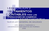LEGISLACION y TRATAMIENTOS CONTABLES PARA LASaempresarial.com/asesor/...las_Operaciones_de_Comercio_Exterior.pdf · legislacion y tratamientos contables para las operaciones de comercio