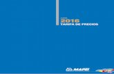 TARIFA DE PRECIOS - mapei. · PDF filetarifa de precios junio 20 16 tarifa de precios junio 2016   adhesivos • selladores • productos quÍmicos para la construcciÓn