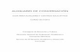 Programa de Auxiliares de Conversación · PDF fileServicio de Ordenación Académica y Desarrollo Curricular Plaza de España, 5, 4ª planta - 33007 Oviedo 2 GOBIERNO DEL PRINCIPADO