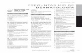 Dermatología [10] preguntas mir de Dermatologíamedia.axon.es/pdf/93244.pdf · preguntas mir 03 10 pústulas y nódulos que evolucionan a úlceras y costras, localizada en el tron-co