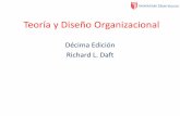 Teoría y Diseño Organizacional · PDF fileContenido 1. Definiciones 2. Toma de decisiones individual 3. Toma de decisiones organizacional 4. Decisiones y cambios organizacionales