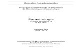 MANUAL DE PARASITOLOGIA 2016-2017 -  · PDF fileAmibas de vida libre  ... mundial y afectan fundamentalmente a la población de ... Protozoarios Helmintos