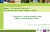 Presentación de PowerPoint - iztapopo.conanp.gob.mxiztapopo.conanp.gob.mx/documentos/SIMPOSIO_IZTA-POPO_2012/AN… · Programas de Conservación y Manejo • 93 Programas de Manejo