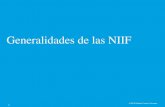 Generalidades de las NIIF - · PDF fileSustancialmente menos revelaciones Simplificación de Exposición de motivo . ... NIIF para las Pymes Principios y Secciones de presentación