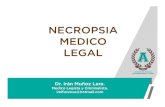 NECROPSIA MEDICO LEGAL - Ateneo Universitario · PDF fileDr. Irán Muñoz Lara. Medico Legista y Criminalista. imlforense@hotmail.com NECROPSIA MEDICO LEGAL