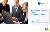 Mejoras SAP Business One 9.1 Soluciones · PDF fileLos usuario autorizados podrán cambiar formularios estándares (IC, artículos, ... Más de 30 add-ons desarrollados para SAP Business