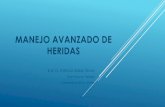 Manejo avanzado de heridas -  · PDF fileMANEJO AVANZADO DE HERIDAS E.U: O. Patricia Salas Olivos Post-titulo en Heridas Universidad de los Andes