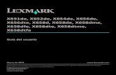 X651de, X652de, X654de, X656de, X656dte, X658d, …publications.lexmark.com/publications/pdfs/2007/x65x/v8059617_es.pdf · Instalación de un disco duro de impresora.....37 Instalar