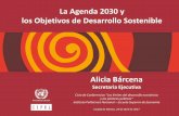 La Agenda 2030 y los Objetivos de Desarrollo Sostenible · PDF fileLa Agenda 2030 y los Objetivos de Desarrollo Sostenible ... Déficit en la cuenta corriente bajo control ... concentración