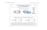 Corriente alterna monofásica - energiaingenieros.comenergiaingenieros.com/files/electricidad/5.pdf · mecánica (caso del motor). • La potencia eléctrica en potencia luminosa