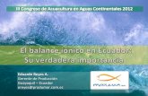 Eduardo Reyes A. -  · PDF fileInvernaderos Balance de iones