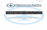 Manual Instalación y uso MCP V3 B737. - · PDF fileManual Instalación y uso ... Uso de los ficheros configurados por Opencockpits o ... es un sistema de instrumentos de la cabina