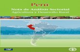 Perú - Nota de Análisis Sectorial: Agricultura y · PDF filePerú En los Países Andinos, son todavía 25 millones de personas las que viven en zonas rurales y que dependen mayoritariamente