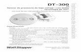 DT-300 - bticino.co.idbticino.co.id/pdf/wattstopper/dt-300/DT-300v3-360-degree-Dual... · dentro de la caja de conexiones por el troquel del conducto. 2. Conecte los cables de bajo