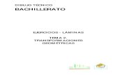 EJERCICIOS - LÁMINAS TEMA 2. TRANSFORMACIONES …iesnouderramador.edu.gva.es/dibujo/bachillerato/imagenes pdf... · TRANSFORMACIONES, PROPORCIONALIDAD, SEMEJANZA 2º BACHILLERATO