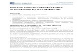 PARADA CARDIORRESPIRATORIA ALGORITMOS DE  · PDF fileAlgoritmos de tratamiento del SVA: ritmos ... El reconocimiento precoz del deterioro del paciente y la prevención de un paro