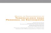 Manual de Procedimientos en Tuberculosis para Personal …cndh.org.mx/sites/all/doc/Programas/VIH... · Manual de Procedimientos en Tuberculosis para Personal de Enfermería Secretaría