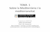 TEMA 01.- Sobre el Mediterrani i la mediterraneïtat.rua.ua.es/dspace/bitstream/10045/35414/2/TEMA_01_CORREGITb.pdf · TEMA 1 Sobre la Mediterrània i la mediterraneïtat . Assignatura