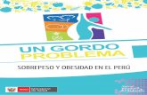 · PDF fileCatalogación hecha por la Biblioteca Central del Ministerio de Salud Un gordo problema: Sobrepeso y obesidad en el Perú / Ministerio de Salud -- Lima