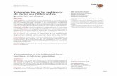 Determinación de los multímeros Edgar Hernández · PDF filenos de la hemostasia primaria, que es el caso de ... para el estudio de los multímetros del VWF.13 La función del factor