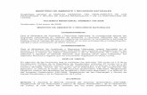 MINISTERIO DE AMBIENTE Y RECURSOS · PDF fileGuatemala, 9 de enero de 2008 ... artículo 73 del Acuerdo Gubernativo 236-2006, ... y i) del Decreto número 114-97, adicionado por el