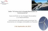 Taller “El Futuro de la Energía Renovable en Centroamérica” n_Rramire.pdf · PDF fileTaller “El Futuro de la Energía Renovable en ... Agro,Pesca y Mineria 0.48% Electricidad