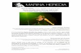 NOTA PRENSA. 2013-01-09. Marina Heredia cierra 2012 por ... · PDF filehomenaje al guitarrista Manolo Sanlúcar y a la cantaora Carmen Linares en una Gala Flamenca celebrada en el