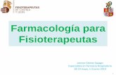 Farmacología para Fisioterapeutas - · PDF filede especial control médico: Derivados de vitamina A: (isotretinoína, acitretina) de administración sistémica. Ácido acetohidroxámico.