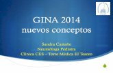 Guias GINA nuevos conceptos - Sociedad de Pediatría de ... · PDF fileS Aumentar la apreciación del asma como problema de salud pública global. S Presentar recomendaciones claves