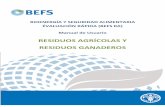 BIOENERGÍA Y SEGURIDAD ALIMENTARIA  · PDF filebioenergÍa y seguridad alimentaria ÉvaluaciÓn rÁpida (befs ra) manual de usuario residuos agrÍcolas y residuos ganaderos
