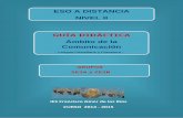 ESO A DISTANCIA NIVEL II - … A DISTANCIA NIVEL II GUÍA DIDÁCTICA Ámbito de la Comunicación - Lengua Castellana y Literatura - IES Francisco Giner de los Ríos CURSO 2014 - 2015