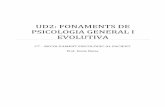 UD2: FONAMENTS DE PSICOLOGIA GENERAL I EVOLUTIVA …blocs.xtec.cat/caiass/files/2013/10/UD2.-psicologia-evolutiva... · La psicologia evolutiva estudia els canvis psíquics que ocorren