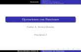 Operaciones con Funciones - Precálculo del Curso/PDF2/precalculo1... · composici on de funciones son operaciones con funciones que permiten formar o construir otras funciones a