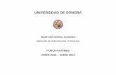 Universidad de Sonorainvestigacion.uson.mx/publicaciones/publicaciones_jun2010_jun2011.pdf · ... (parte 1). Memorias de la XX Semana Regional de ... Ciencias de la Computación de