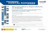 INFORMES 108 PORTAL MAYORES - …envejecimiento.csic.es/documentos/documentos/pm... · Madrid, Informes Portal Mayores, nº 108. [Fecha de publicación: ... más͵frecuentemente͵referidos͵por͵las͵personas͵de͵edad͵con͵dependencia.͵A͵las