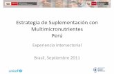 Estrategia de Suplementación con Multimicronutrientes Perú189.28.128.100/dab/docs/portaldab/documentos/presentacion_peru... · La anemia presente en todos los ... PUNO TUMBES TACNA