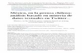 DOI: 10.4185/RLCS-2017-1199 México, en la prensa chilena ... · PDF filethe medias in the network Twitter. ... Debido a ello cabe preguntarse sobre la ... información que dan los