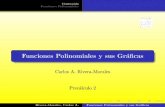 Contenido Funciones Polinomiales - Precálculoprecalculo.carimobits.com/PrecalcII/Material del Curso/func_pol.pdf · El dominio de P es el conjunto de los numeros reales. ... Rivera-Morales,