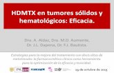 HDMTX en tumores sólidos y hematológicos: . · PDF fileGuía de Recomendación Terapéutica SEHOP/PETHEMA 2013. Objetivos ... Burkimab-08 (estratifica en pacientes mayores y menores