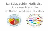 La Educación Holística - escuelaarcoiris.org(Carl Rogers) El aprendizaje ... • En la educación integral y holística, ... -Favorecer las actitudes de autonomía e independencia
