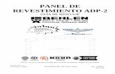 PANEL DE REVESTIMIENTO ADP-2 - Behlen Building …behlenbuildingsystems.com/wp-content/uploads/2017/03/ADP2_Liner... · ⑧ 3188186 Perno ½ x 1 ¾ Hex A307 UNPL y tuerca (2688126)