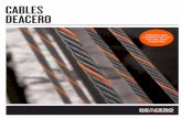 CABLES DEACEROcablesdeacero.com.mx/Anexos/Catalogo.pdf · 60 años de experiencia en la industria. Es un fabricante verticalmente integrado con su propia infraestructura para la