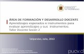 ÁREA DE FORMACIÓN Y DESARROLLO DOCENTEaula.virtual.ucv.cl/talleresdocentes/2013/invierno/documentos/area... · Estrategias Docentes para un aprendizaje ... Una interpretación constructivista.