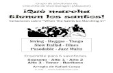 ¡Qué marcha tienen los santos! - -marcha-tienen... · PDF fileGrupo de Saxofones de Chinchilla de Montearagón (Albacete) Ensemble para 6 saxofones Soprano - Alto 1 - Alto 2 Alto