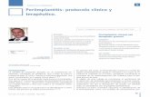 artículo original Periimplantitis: protocolo clínico y ...coem.org.es/sites/default/files/revista/cientifica/vol5-n1/55-69.pdf · artículo original > 55 INTRODUCCIÓN La pérdida