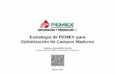 Estrategia de PEMEX para Optimización de Campos Maduros de PEMEX para... · •Implementación de bombeo neumático •Reactivación del Proyecto Integral Delta de Grijalva •Inicio